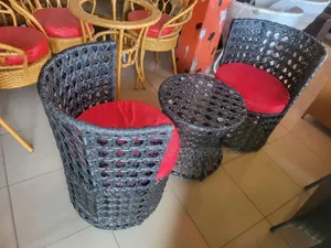 You and Me Outdoor Rattan Chair With Table