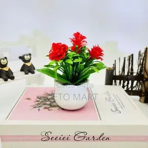 Artificial Plants Bonsai Small Tree Pot Plant Potted -3units