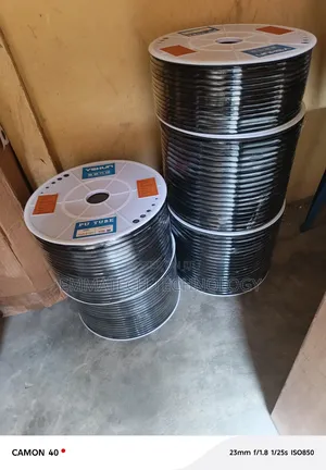 Black 10 Mm Pu Tube Hose