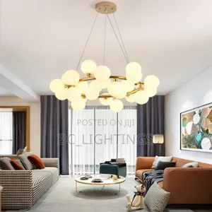 25 Glass Chandelier Light