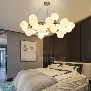 25 Glass Chandelier Light