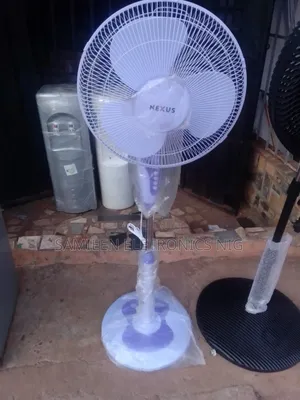 Brend New Nexus Electric Luxury Fan, Purple Glass, High Speed X, Quiet