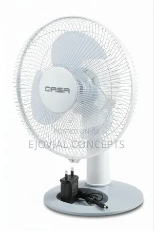 Qasa QTF-12 Dc Solar Table Fan (12v, 8.5w)