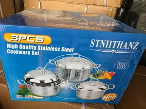 3 Sets Of Stainless Cookware - St 330