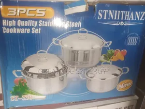 3 Sets Of Stainless Cookware - St 330