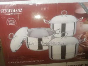 3 Sets Stainless Cookware Set - St 338