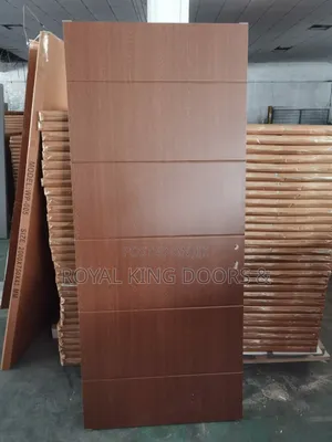 HDF Wooden Room Doors Brawn Available