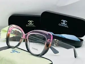 Chanel Luxury Designer Transparent Clear Lense Glasses