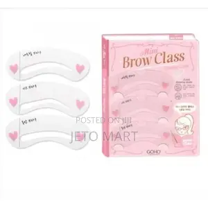 Eyebrow Grooming Stencil Shaping Template Eyebrow Card