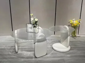 2in1 Glass Center Table