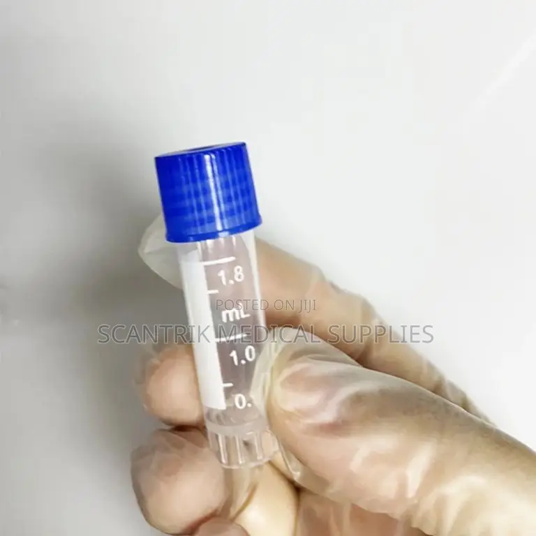 Cryotube With Internal Cap for High-Volume Laboratory Applications