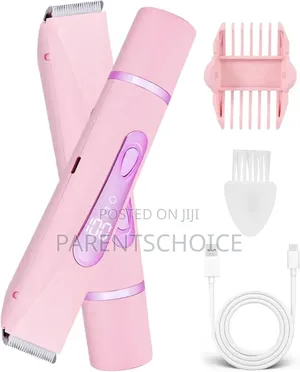 2-in-1 Electric Rechargeable Usb Charging, LCD Display Head Shaver