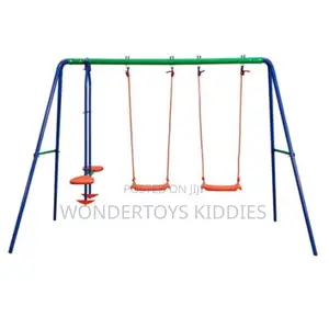 2 Seaters Swing and With Seesaw Glider Sets-323 X 162 X 184cm