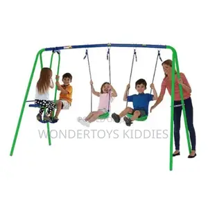 2 Seaters Swing and With Seesaw Glider Sets-323 X 162 X 184cm
