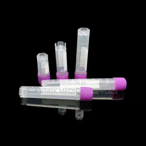 Cryotube With Internal Cap for Efficient Biobank Storage
