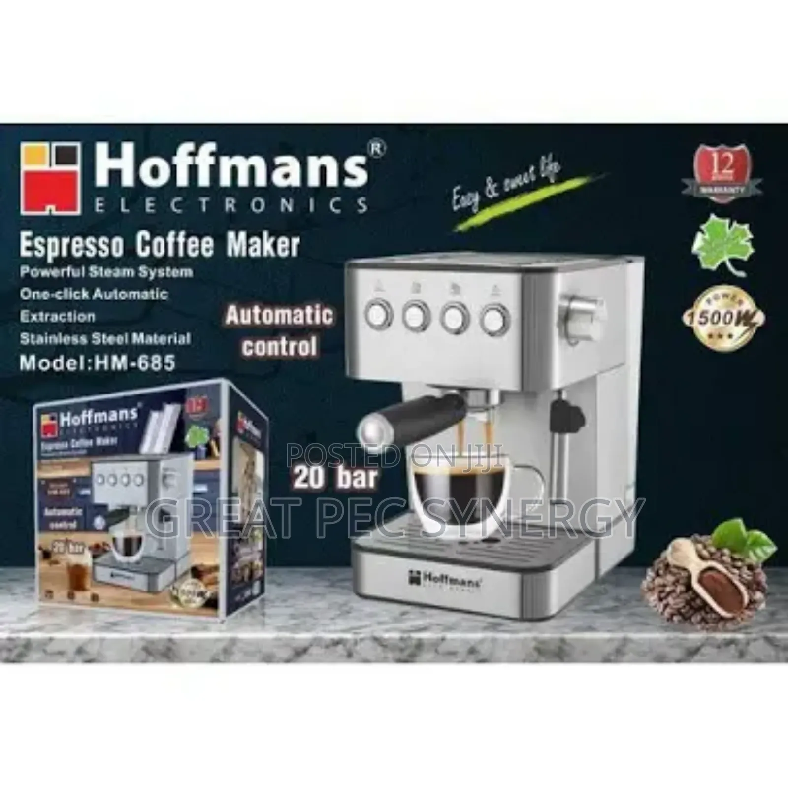 Hoffmans Espresso Coffee Maker