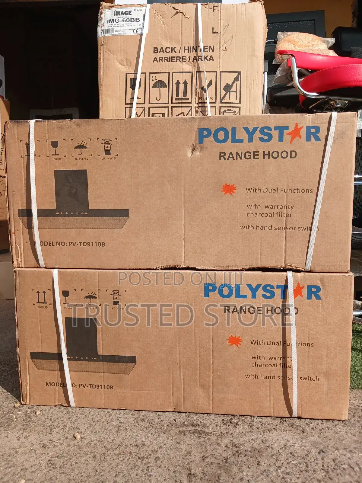 Polystyrene 90cm Range Hood
