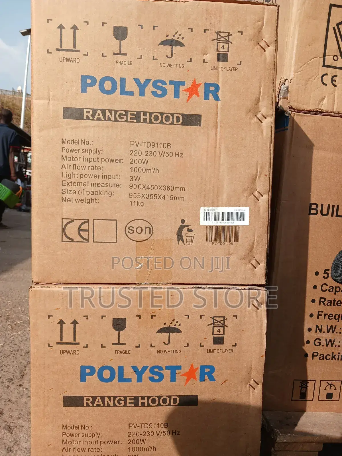 Polystyrene 90cm Range Hood