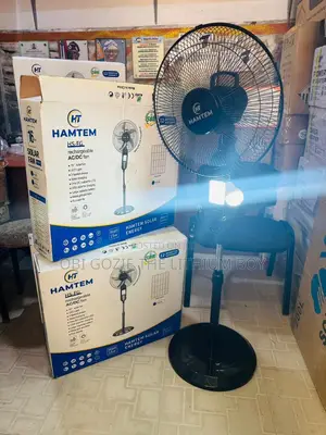 Solar Fan And Rechargeable Lithium Battery With Light In Abuja Jabi