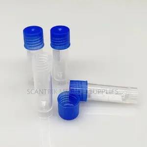 Cryotube With Internal Cap for Multi-Purpose Laboratory Applications