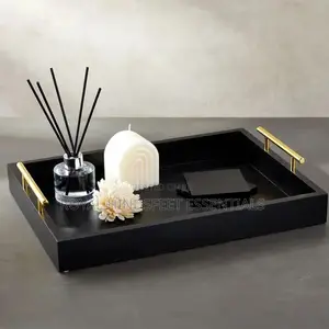 Quality 3in1 Bamboo Black Tray