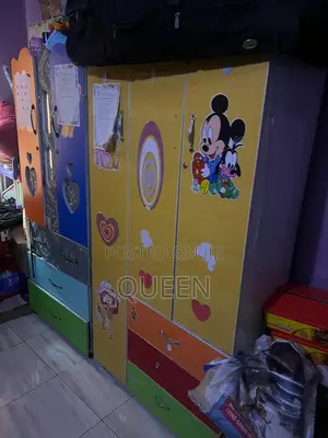 Two Children Multicolored Wardrobes