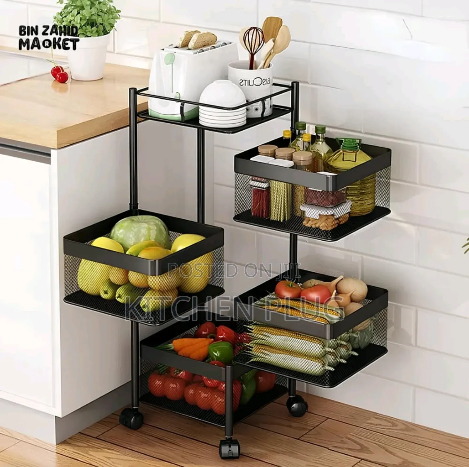 Rotating Multi-layer Storage Rack