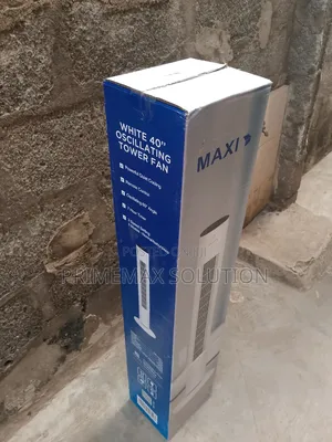 The Maxi 40" Oscillating Tower Fan – 60° Oscillation Sleep Mode