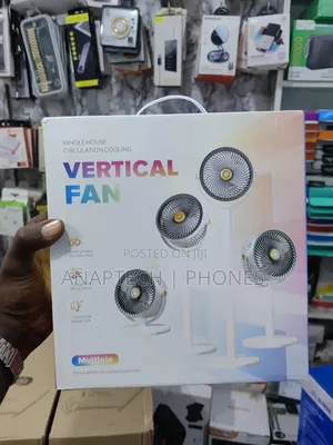 Vertical Fan Whole House Circulation Cooling 6 Speed Wind Regulation
