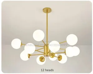 12 Hands Bulb Modern Luxury Pendant Light Chandelier