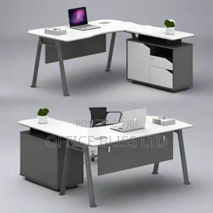 L Shape Modern Executive Office Table 1.6-Meter