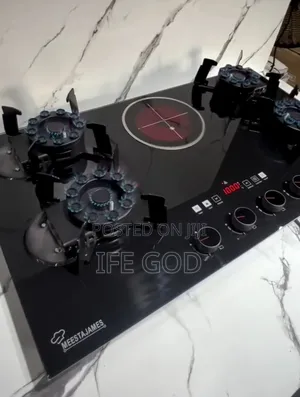 Original Meesajames Built-in 90cm Premium Quality 4+1 Flips Up Burners