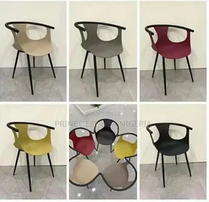 Imported Plastic Iron Leg Chair