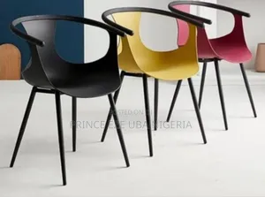 Imported Plastic Iron Leg Chair
