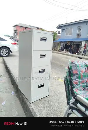 Lockable 4-Drawer Metal Filing Cabinet – Office Use | Rivers State