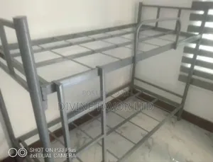 Grey Metal Bunk Bed 6 by 3 Feet