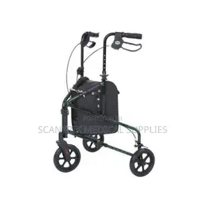 Foldable 3-Wheel Mobility Walker With Storage Bag