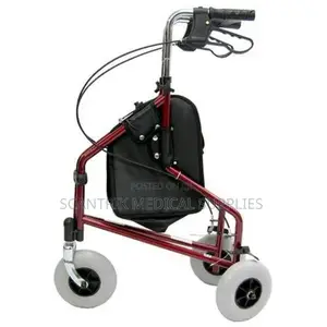 Adjustable 3-Wheel Tri Walker Rollator for Seniors