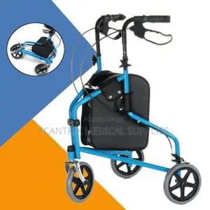 Medical Mobility Aid 3-Wheel Rollator for Seniors