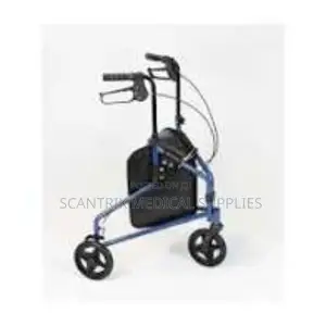 Portable Elderly Walker With 3-Wheel Design
