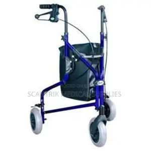 Medical Grade 3-Wheel Rollator for Rehabilitation