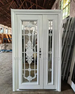 4ft White Decorative French Glass Door