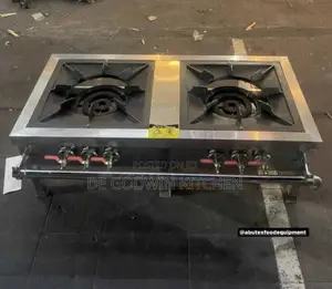 Floor Type 2 Burners Gas Stove for Bigger Pot