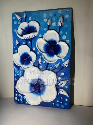 Hand Made 3d Textured Art Portrait