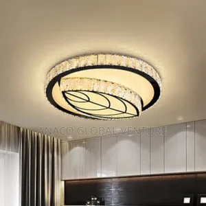 Classic Ceiling Crystal Chandelier 3 Colours With Bluetooth Speaker