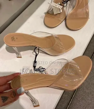 Transparent Heel Slippers, Available in Size 37 - 42