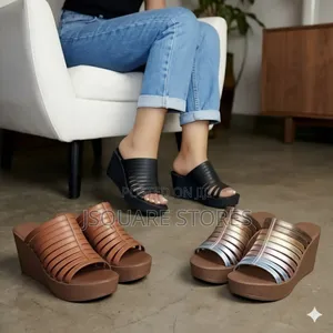 Colourful and Comfortable Wedge Slippers