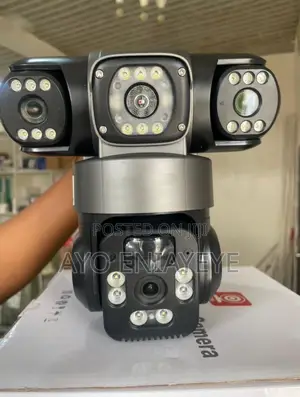 Solar CCTV in Abuja With 3 Camera Lens
