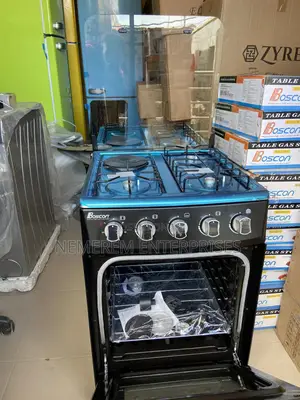 Original Boscon 3-in-1 Standing Gas Cooker With Oven