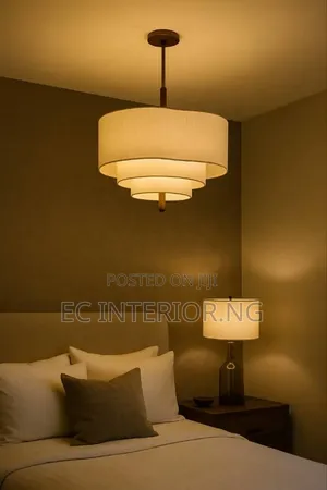 Nordic Minimalist Wabi-Sabi Fabric Chandelier Living Dinning Room
